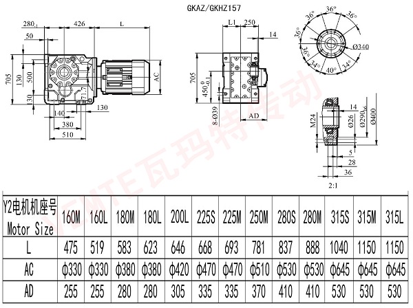 KAZ KHZ157 減速機